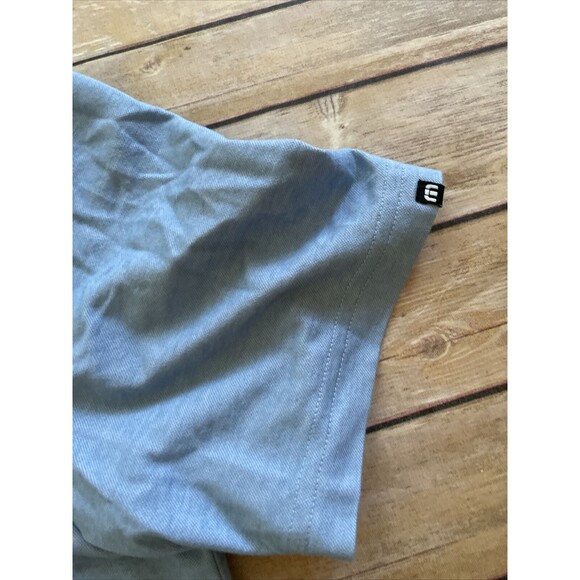 Travis Matthew Polo Shirt Mens XL Golf Island Blue Short Sleeve - Picture 3 of 7